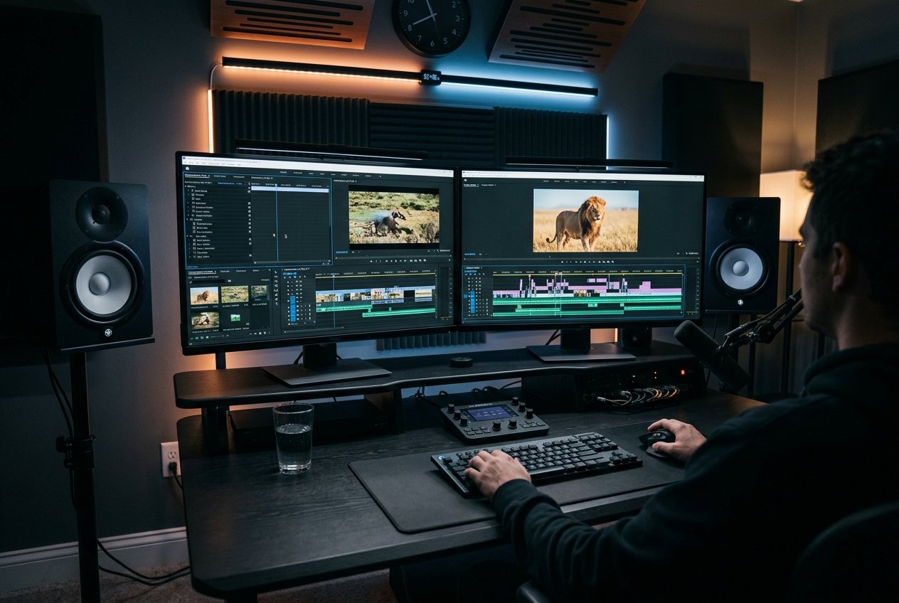 Video Editing and Color Grading Studio